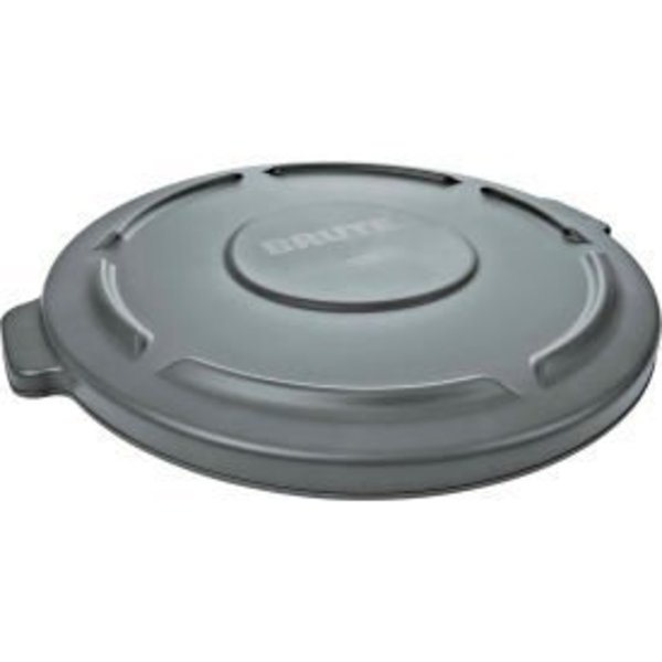 Rubbermaid Commercial Flat Lid For 55 Gallon Trash Container - Gray FG265400GRAY